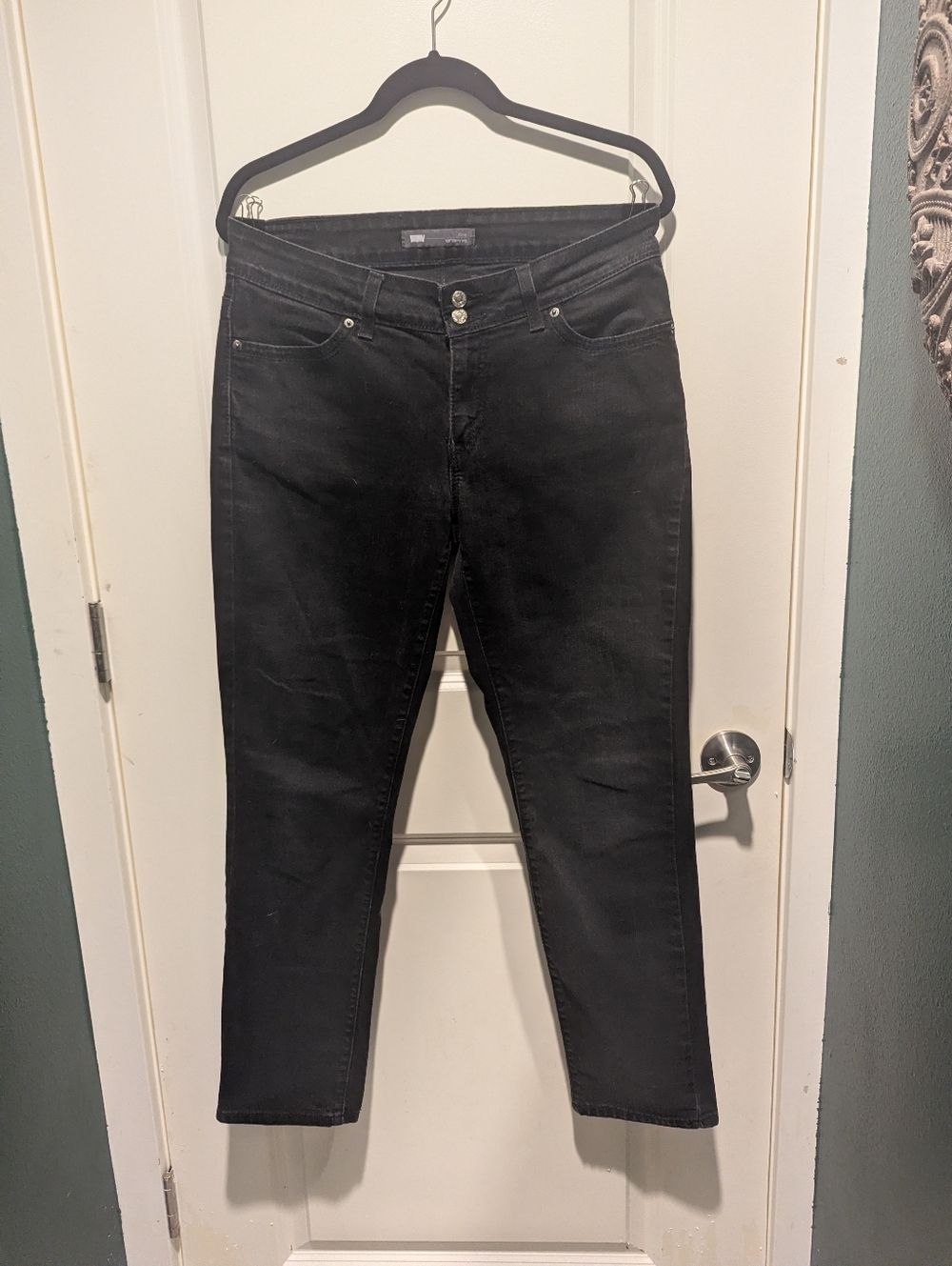 Levi's 529 Curvy Women's Skinny Jeans - 12/M 31/32, Black